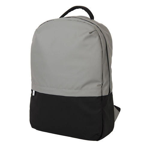 Рюкзак Hugo, серый/черный, 43х30х10 см, 100% полиэстер