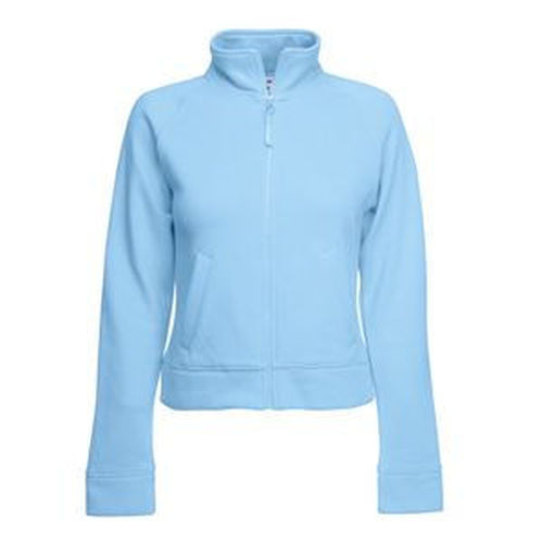 Толстовка Lady-Fit Sweat Jacket, небесно-голубой_S, 75% х/б, 25% п/э, 280 г/м2