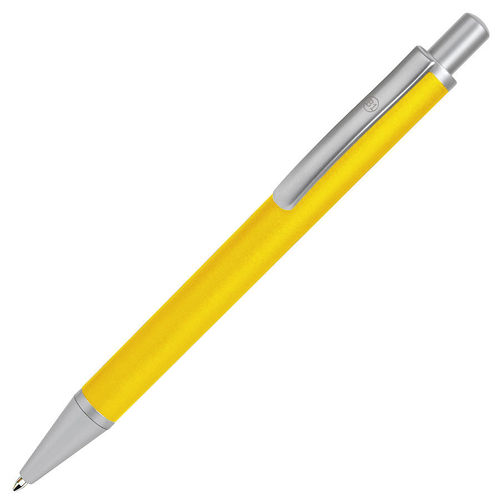 CLASSIC, ручка шариковая, желтый/серебристый, металл, синяя паста