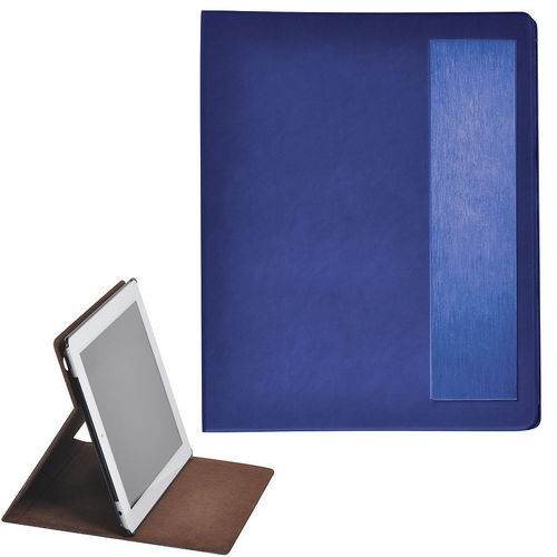 Чехол-подставка под iPAD Смарт,  синий,  19,5x24 см,  термопластик, тиснение, гравировка 