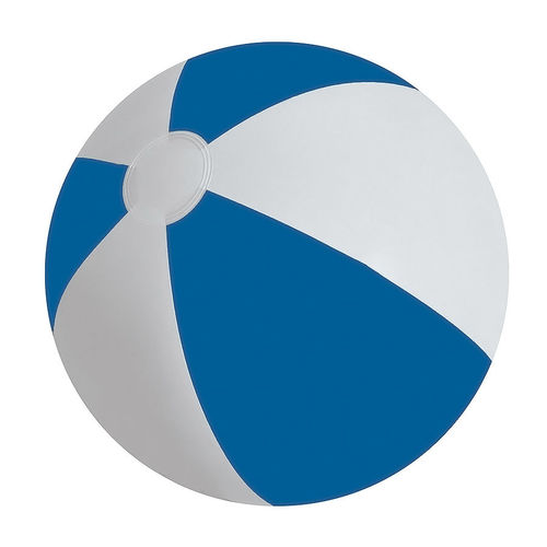 Мяч надувной ЗЕБРА,  синий, 45 см, ПВХ