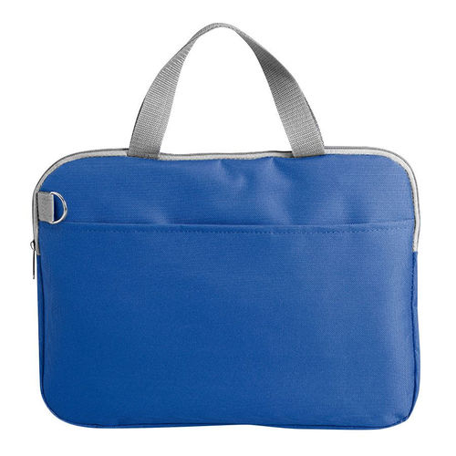 Конференц-сумка Тодес-2 с отделением для ноутбука, синий, 40*30*2,5 см; полиэстер 600D; шелкогр