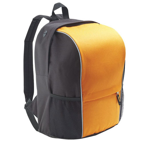 Рюкзак Jump со светоотражающей полосой. оранж, полиестер  600D,  светоотражающая окантовка 24х31х4