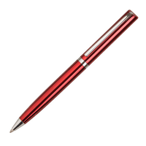 BULLET NEW, ручка шариковая, бордовый/хром, металл