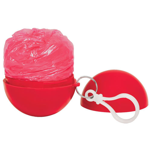 Дождевик Promo; красный; универсальный размер, D=6,3 см; полиэтилен, пластик
