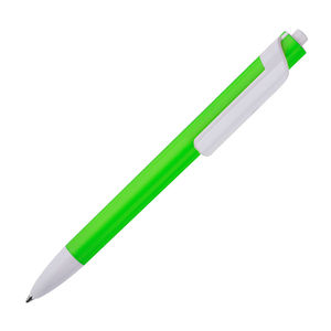 FORTE NEON, ручка шариковая, неоновый зеленый/белый, пластик
