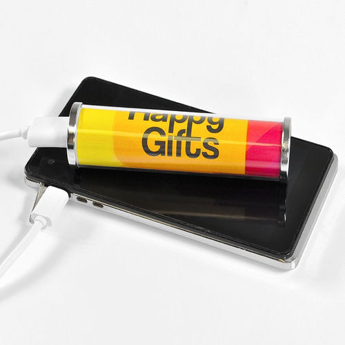 Универсальное зарядное устройство RollUp (2200mAh) под полноцветную вставку,9,5х2,6 см,пластик