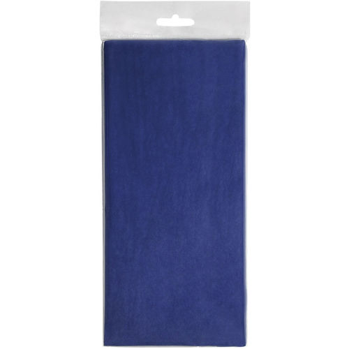 Упаковочная бумага Тишью, синий,  10 листов в упаковке, размер листа 50*75 см