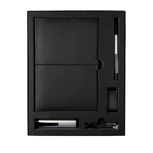 Набор  BLACKY TOWER:универсальное зарядное устройство(2200мАh),блокнот,USB flash-карта и ручка в под
