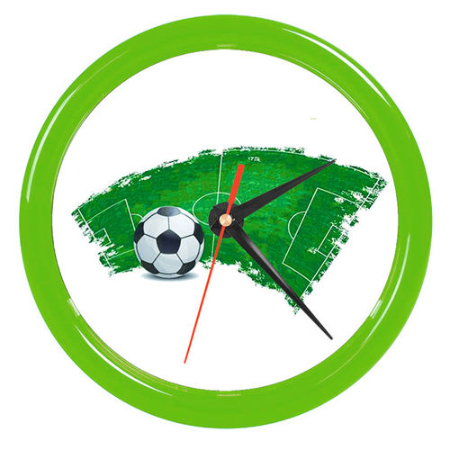Часы настенные PRINT разборные ;  зеленый, D24,5 см; пластик