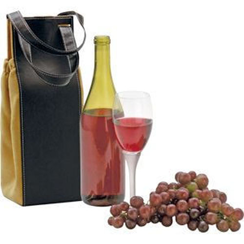 Кейс для бутылки вина; 11х11х31 см; искуccтвенная кожа; шильд