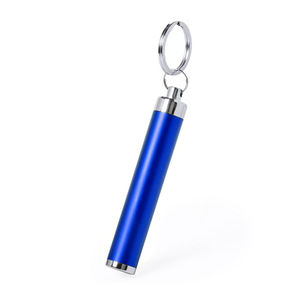 Брелок с фонариком BIMOX, синий, L=8,5см, пластик