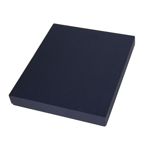 Коробка под ежедневник 145*205 мм и ручку, картон, темно-синий