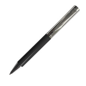 JAZZY, ручка шариковая, хром/черный, металл