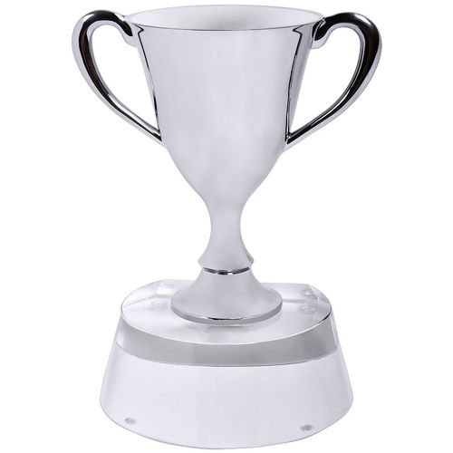 Стела Кубок победителя в подарочной упаковке; 13х10х17 см; стекло, металл