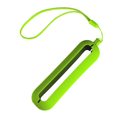 Обложка с ланъярдом к зарядному устройству Seashell-1, светло-зеленый,силикон
