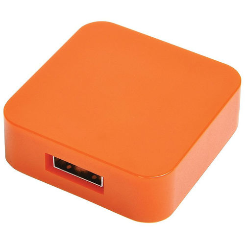 USB flash-карта Akor (8Гб),оранжевая, 4х4х1,3см,пластик