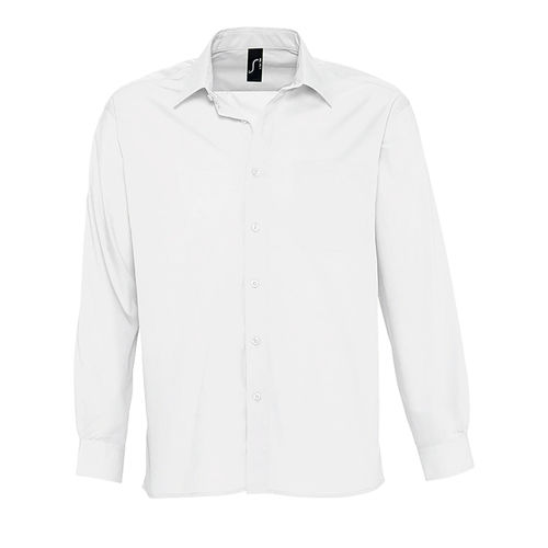 Рубашка Baltimore, белый_S, 65% полиэстер, 35% хлопок, 105г/м2