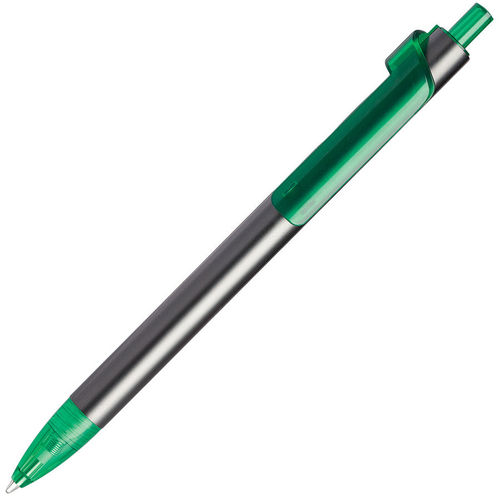 PIANO, ручка шариковая, графит/зеленый, металл/пластик