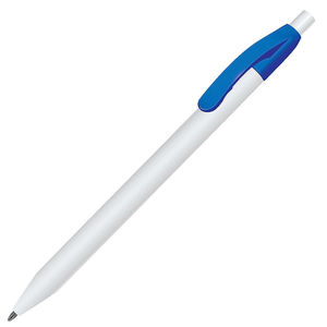 N1, ручка шариковая, синий/белый, пластик