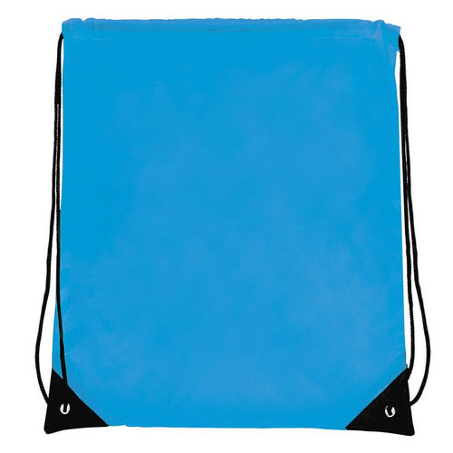 Рюкзак Promo; голубой; 33х38,5х1см; полиэстер; шелкография