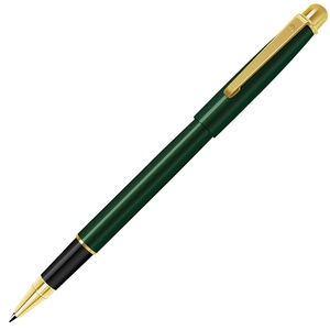 DELTA NEW, ручка-роллер, зеленый/золотистый, металл