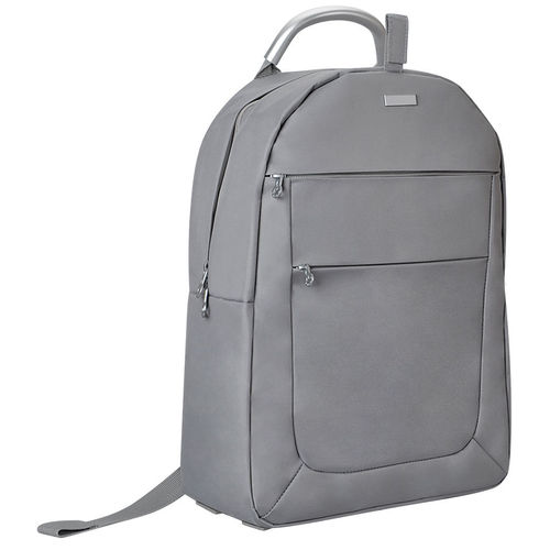 Рюкзак для ноутбука Elite; серебристый; 30х40х13 см; микрофибра