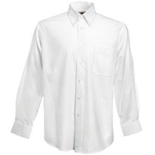 Рубашка Long Sleeve Oxford Shirt, белый_2XL, 70% х/б, 30% п/э, 130 г/м2