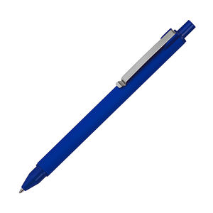 SILK, ручка шариковая, темно-синий, алюминий, покрытие soft touch