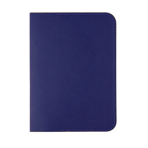 Обложка для паспорта  Impression, 10*13,5 см, PU, синий с серым