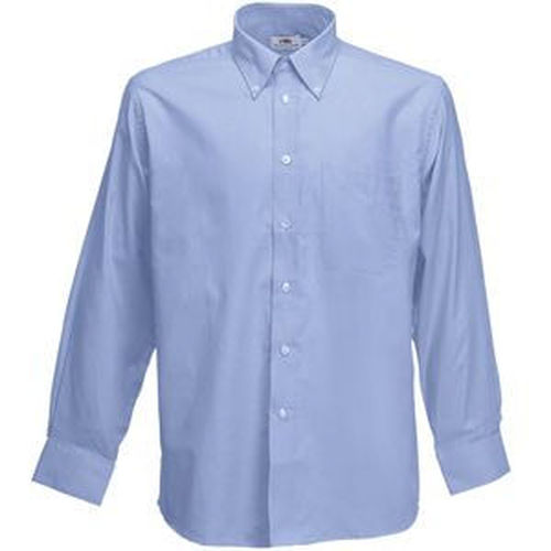 Рубашка Long Sleeve Oxford Shirt, светло-голубой_XL, 70% х/б, 30% п/э, 135 г/м2