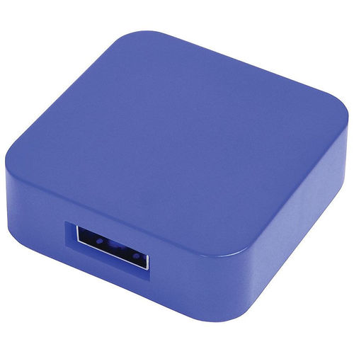 USB flash-карта Akor (8Гб),синяя, 4х4х1,3см,пластик