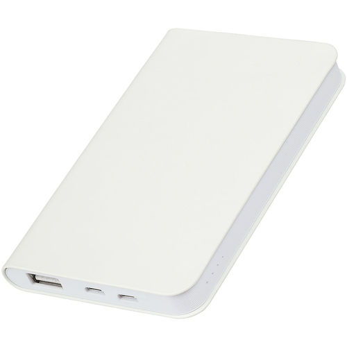 Универсальное зарядное устройство Softi (4000mAh),белый, 7,5х12,1х1,1см, искусственная кожа,пласти
