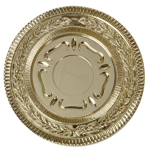 Медаль наградная Золото; золотистый; 12х12х2,2 см; D=8,7 см; металл, дерево, стекло; лазерная грав