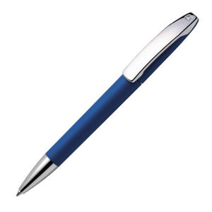 Ручка шариковая VIEW, синий, покрытие soft touch, пластик/металл