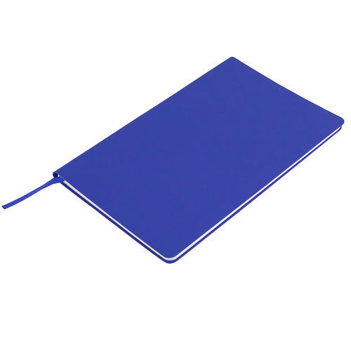 Бизнес-блокнот Audrey, 130х210 мм, синий, кремовая бумага, гибкая обложка, в линейку