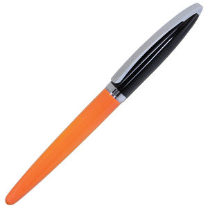 ORIGINAL, ручка-роллер, оранжевый/черный/хром, металл